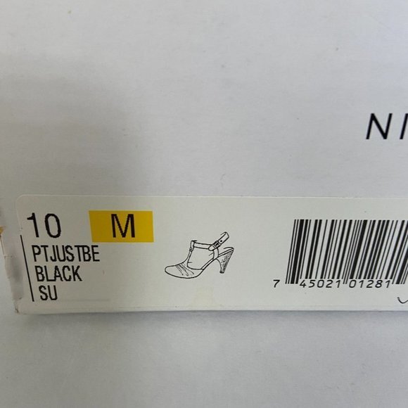 NINE WEST Black Size 10 Women's Shoes GUC - Picture 8 of 9